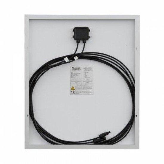 100W (50W+50W) solar panels with 2 x 5m cable - 4Boats