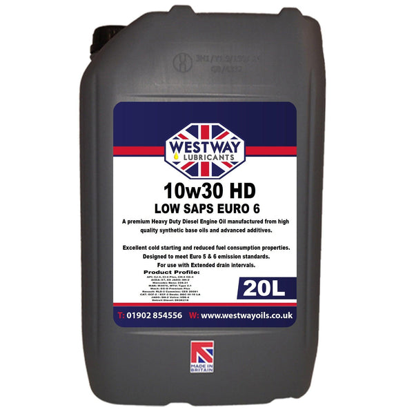 10W30 Synthetic Engine Oil UHPD Low SAPS for Diesel & Petrol Engines E7 E9 CK-4 - 4Boats
