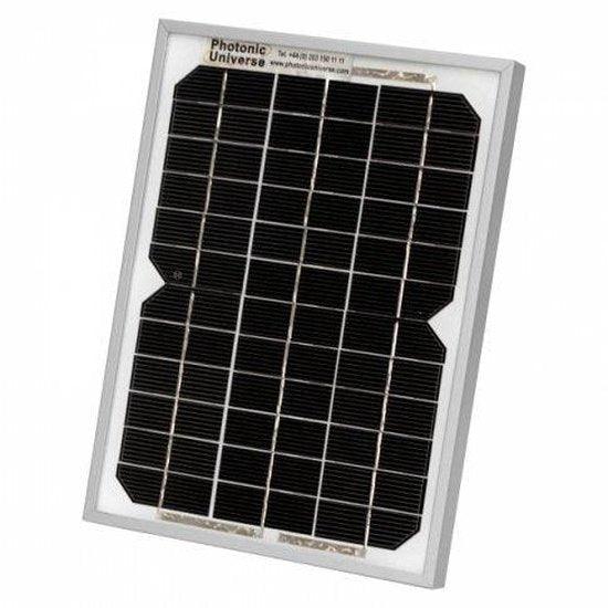 5W 12V solar trickle charging kit with 5A solar controller and battery cable with crocodile clips - 4Boats