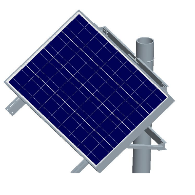 Heavy-Duty Large Panel Pole Mount V2 for Solar Panels