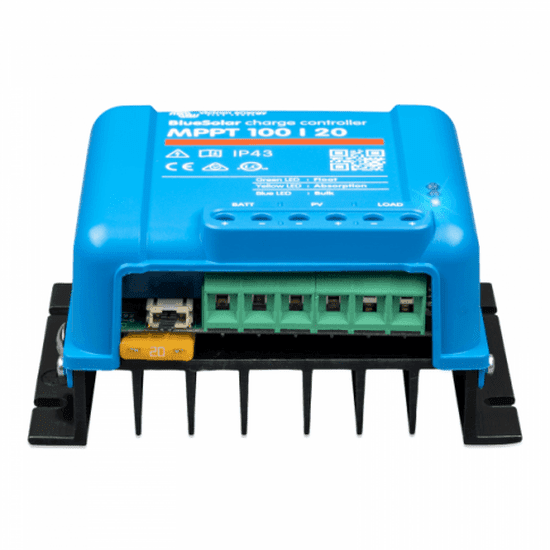 Victron Bluesolar Mppt 100/20 20a Solar Charge Controller For Solar Panels Up To 290w (12v) / 580w (24v) / 870w (36v) / 1160w (48v) Up To 100v - 4Boats