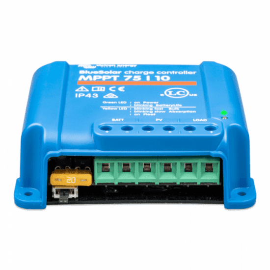 Victron Bluesolar Mppt 75/10 10a Solar Charge Controller For Solar Panels Up To 145w (12v) / 290w (24v) Up To 75v - 4Boats