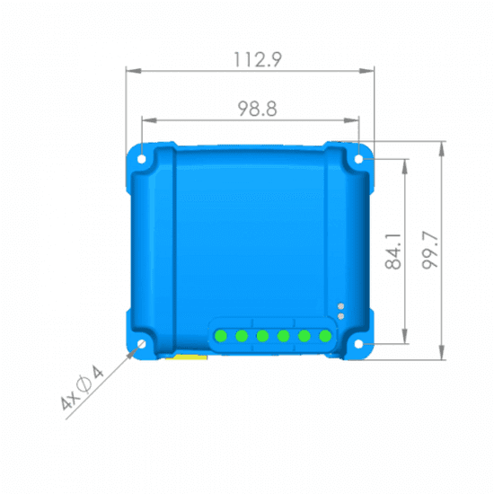 Victron BlueSolar MPPT 75/15 15A solar charge controller for solar panels up to 220W (12V) / 440W (24V) up to 75V - 4Boats