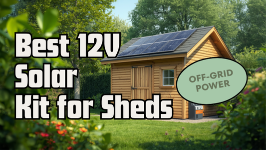 The Best 12V Solar Kit for a Shed or Garden Office