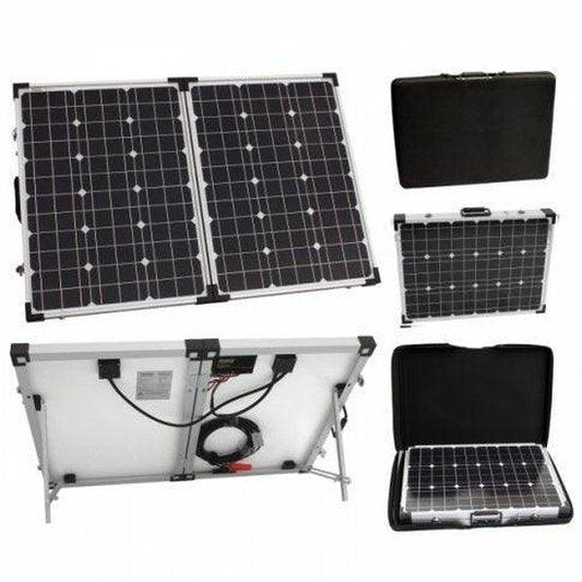 Folding solar charging kit for campervan and motorhome