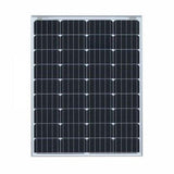 100W 12V dual battery solar kit for camper / boat with controller and cable - 4Boats