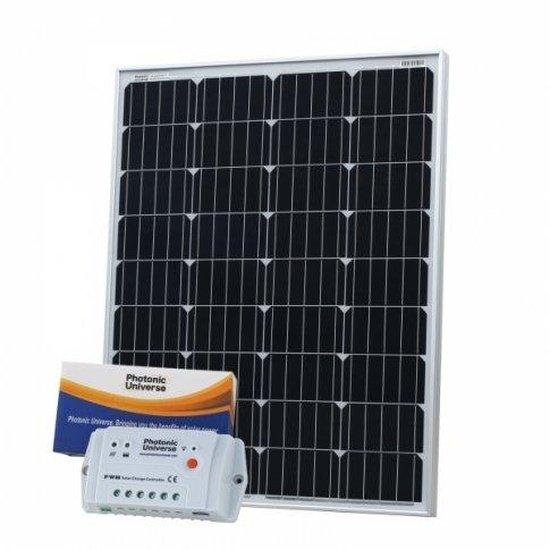 100W 12V solar charging kit with 10A controller and 5m cable - 4Boats