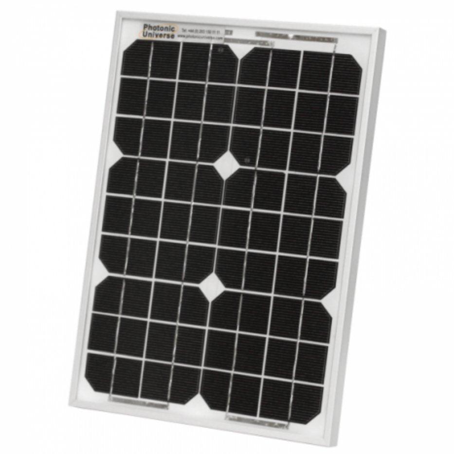 10W monocrystalline solar panel (trickle charger) - 4Boats