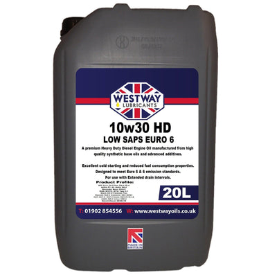 10W30 Synthetic Engine Oil UHPD Low SAPS for Diesel & Petrol Engines E7 E9 CK-4 - 4Boats