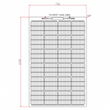 150W SEMI-FLEXIBLE FIBREGLASS SOLAR PANEL WITH DURABLE ETFE COATING - 4Boats
