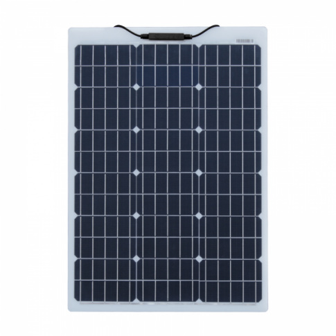 60W 12V reinforced semi-flexible dual battery solar charging kit 