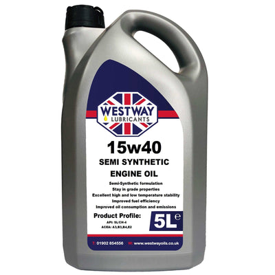 15w40 Semi-Synthetic Engine Oil Petrol / Diesel - 4Boats