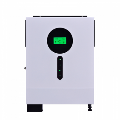 Iconica 6000W 48V hybrid pure sine wave inverter with 120A MPPT solar controller and 100A mains battery charger, Dual AC inputs (No Battery Required)