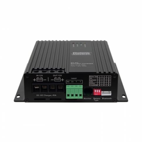 45A 12V DC to 12V DC Compact Automatic Multi-Stage Battery-to-Battery Charger for Lead Acid and Lithium Batteries