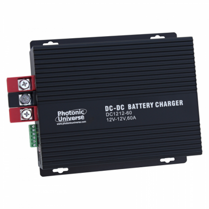 60A 12V DC to 12V DC Advanced Automatic Multi-Stage Battery-to-Battery Charger for Lead Acid and Lithium Batteries