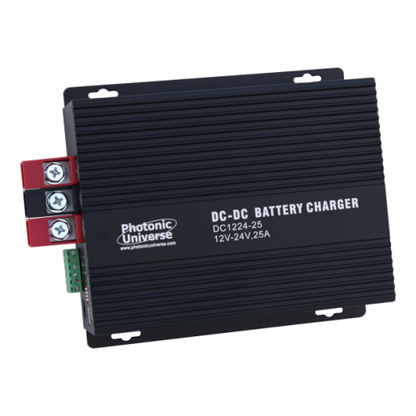 25A 12V DC to 24V DC Advanced Automatic Multi-Stage Battery-to-Battery Charger for Lead Acid and Lithium Batteries