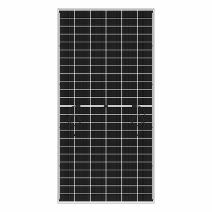 585W Sharp NB-JD585 Bifacial Silver Frame Solar panel with high-efficiency TOPCon cells and silver frame