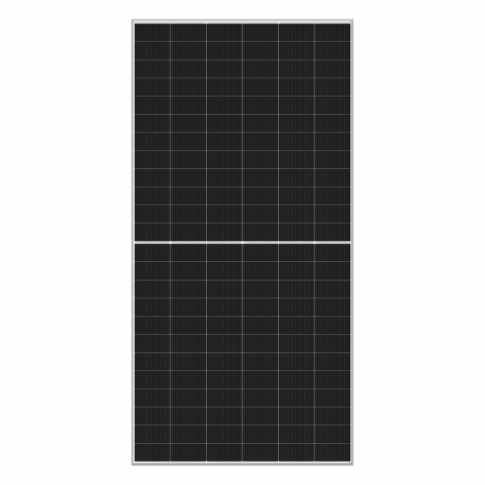 585W Sharp NB-JD585 Bifacial Silver Frame Solar panel with high-efficiency TOPCon cells and silver frame