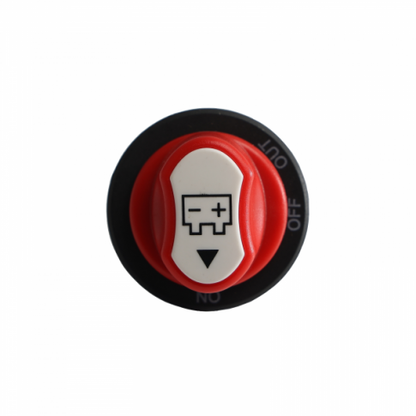 50A 12V/24V/48V panel mount battery isolator switch with M4 terminals