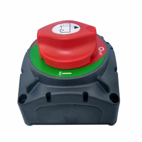 600A 12V/24V/48V surface and panel mount battery isolator switch with M12 terminals
