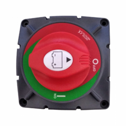 600A 12V/24V/48V surface and panel mount battery isolator switch with M12 terminals