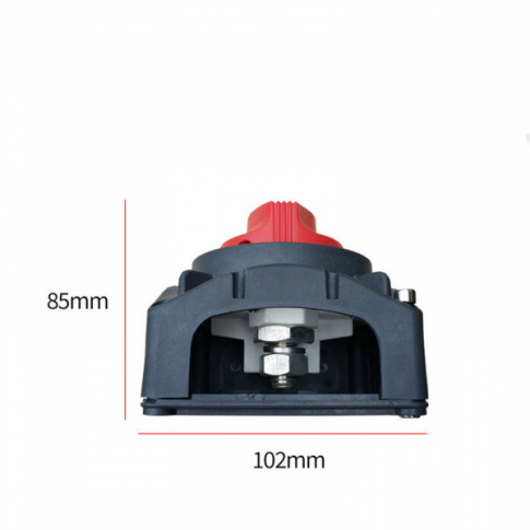 600A 12V/24V/48V surface and panel mount battery isolator switch with M12 terminals