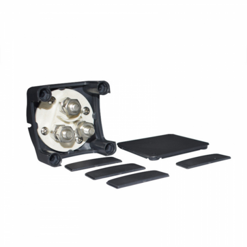 200A 12V/24V/48V surface and panel mount battery isolator switch with M8 terminals for 2 batteries