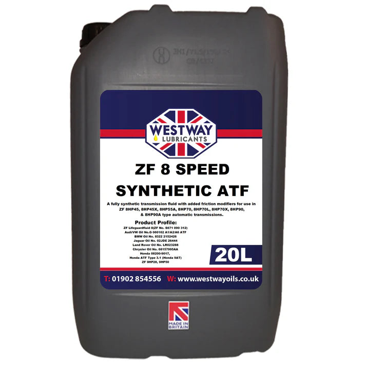 ZF 8 Speed ATF Fully Synthetic Fluid for BMW Audi Jaguar Land Rover 8HP 9HP
