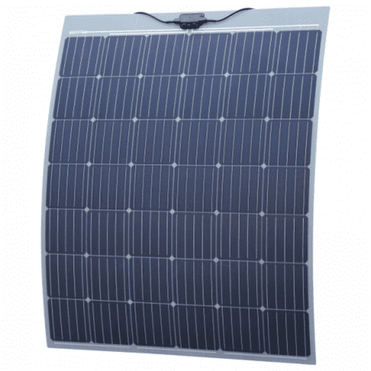 210w Mono Fibreglass Semi-Flexible Solar Panel With Self Adhesive Backing (Made In Austria) - 4Boats