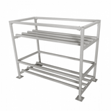 24kWh 48V 500Ah AGM deep cycle battery bank with metal racking (24 x 2V batteries) - 4Boats