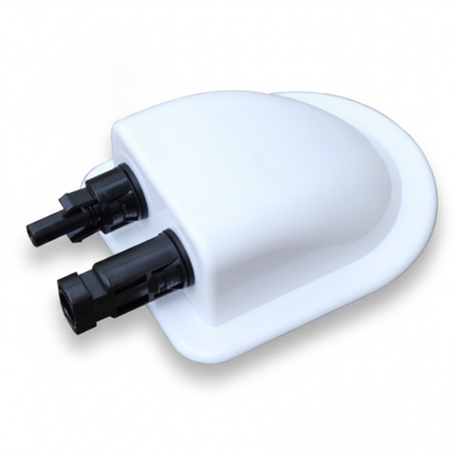 Waterproof double cable entry gland for T4 connectors, for motorhomes, caravans, campervans, boats and building installations - Technical specification image 4