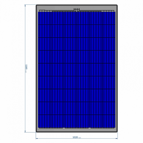 270W SEMI-FLEXIBLE SOLAR PANEL WITH REAR JUNCTION BOX (MADE IN AUSTRIA) - 4Boats