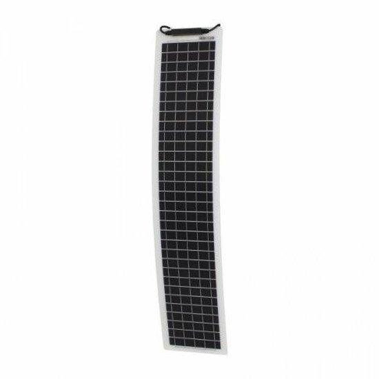 30W Reinforced Ultra-narrow semi-flexible solar panel with a durable ETFE coating - 4Boats