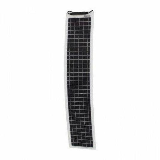 30W Reinforced Ultra-narrow semi-flexible solar panel with a durable ETFE coating - 4Boats