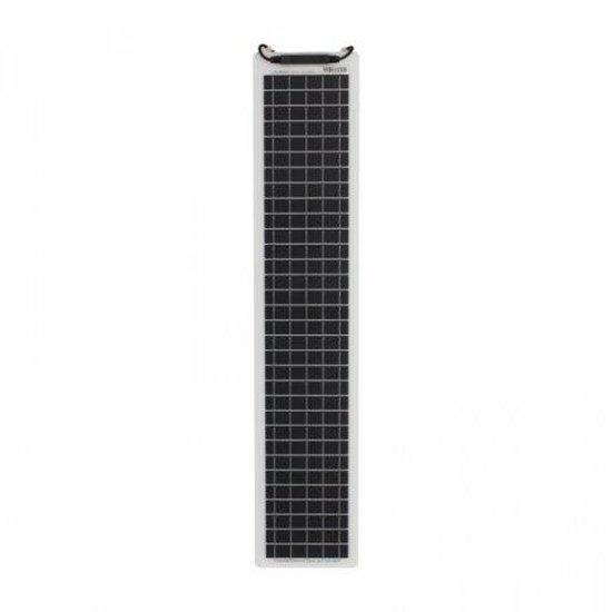 30W Reinforced Ultra-narrow semi-flexible solar panel with a durable ETFE coating - 4Boats