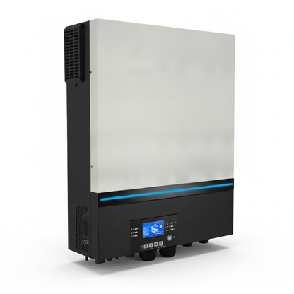Iconica Max 8000W 48V hybrid pure sine wave inverter with combined 8000W dual-input solar MPPT controller, 120A solar charging current, 120A mains battery charger, parallel capability and inbuilt Wi-Fi mobile monitoring (No battery required) - Technical specification image 4