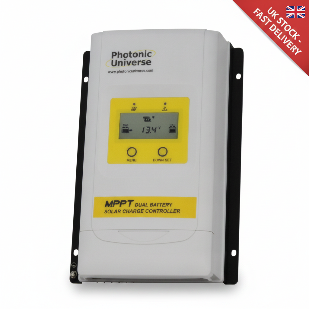 High efficiency 30A dual battery MPPT Dual Battery Charging - UK Stock image 1