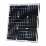 50W 12V dual battery solar kit for camper, boat, yacht with controller and cable - 4Boats