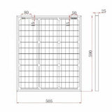 50W 12V solar panel with 5m cable - 4Boats