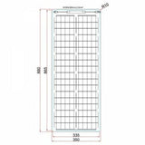 50W Reinforced narrow semi-flexible solar panel with a durable ETFE coating - 4Boats