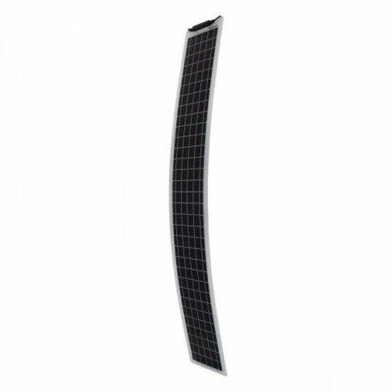 50W Reinforced Ultra-narrow semi-flexible solar panel with a durable ETFE coating - 4Boats