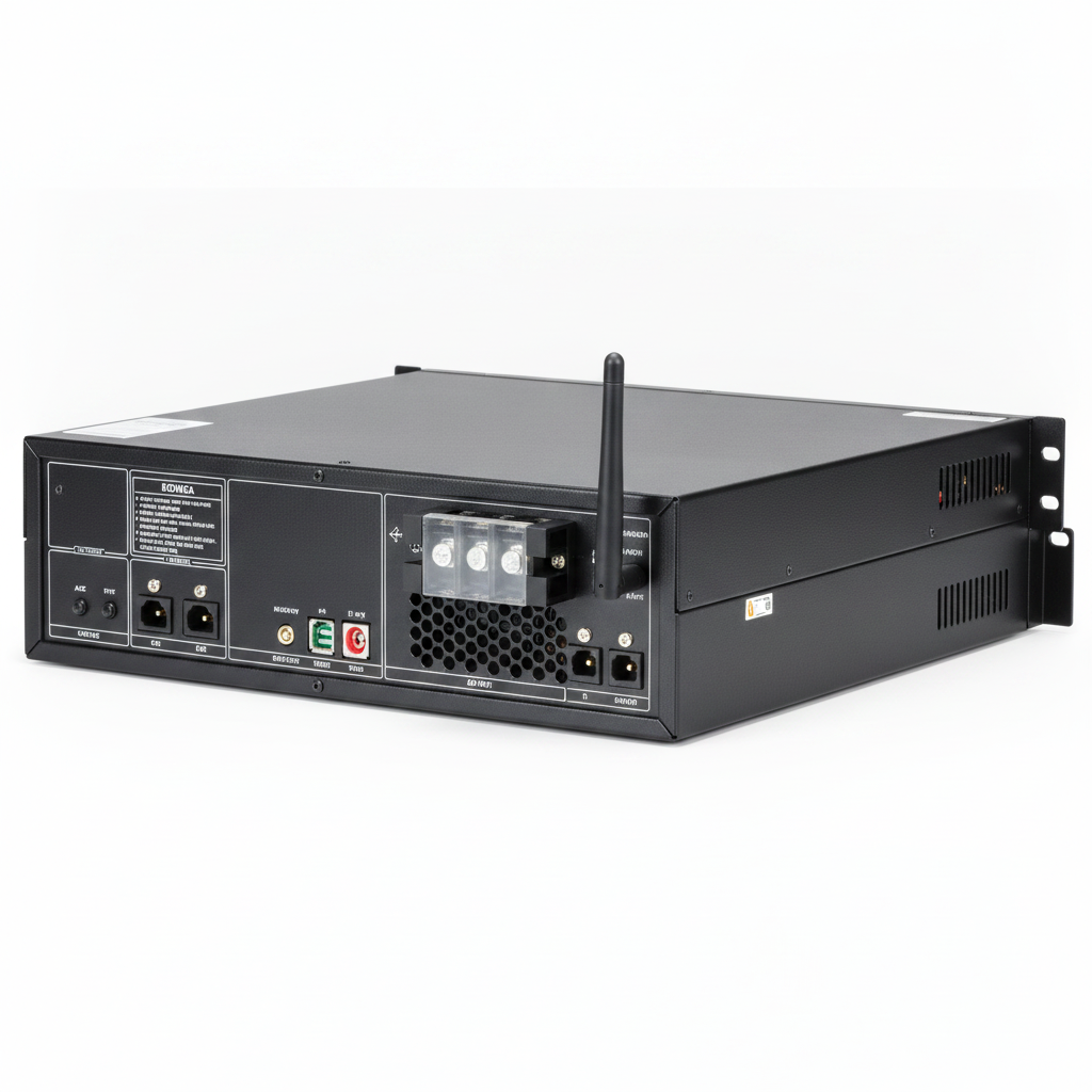 Iconica 5000W 48V Rack-Compatible Pure Sine Wave Inverter, Zero Transfer, Inbuilt Wi-Fi Mobile Monitoring - Alternative angle image 2