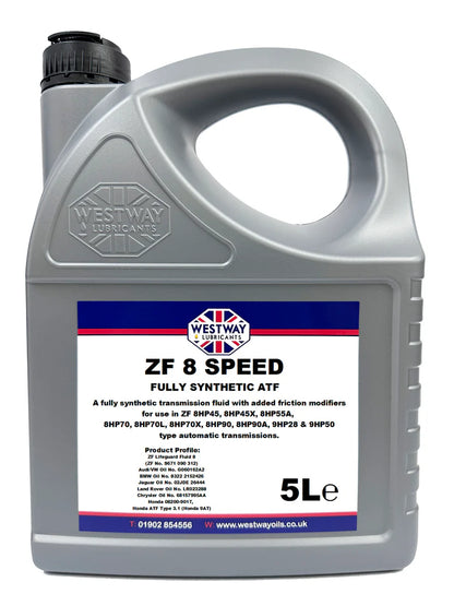 ZF 8 Speed ATF Fully Synthetic Fluid for BMW Audi Jaguar Land Rover 8HP 9HP