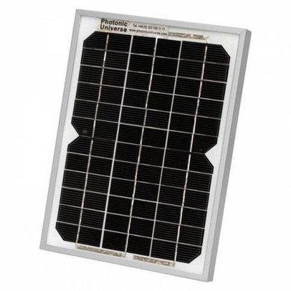 5W 12V solar trickle charging kit with 5A solar controller and battery cable with crocodile clips - 4Boats