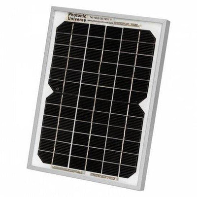 5W 12V solar trickle charging kit with 5A solar controller and battery cable with crocodile clips - 4Boats