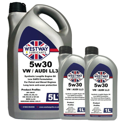 5w30 Fully Synthetic VW 504 / 507 C3 Low SAPS Engine Oil - nu se mai fabrica - 4Boats