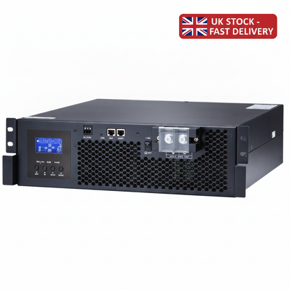 Iconica 5000W 48V Rack-Compatible Pure Sine Wave Inverter, Zero Transfer, Inbuilt Wi-Fi Mobile Monitoring - UK Stock image 1