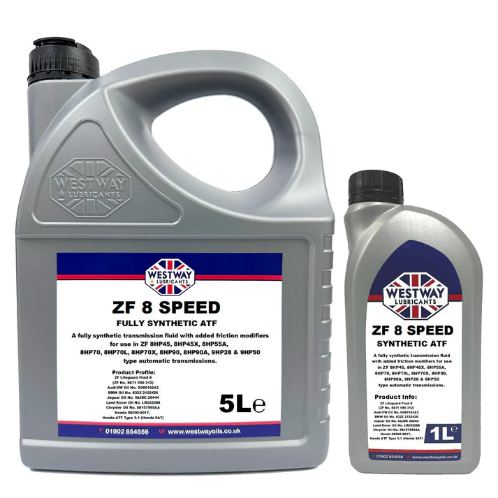 ZF 8 Speed ATF Fully Synthetic Fluid for BMW Audi Jaguar Land Rover 8HP 9HP