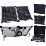 80W 12V folding solar charging kit for motorhome, caravan, boat or any other 12V system - 4Boats