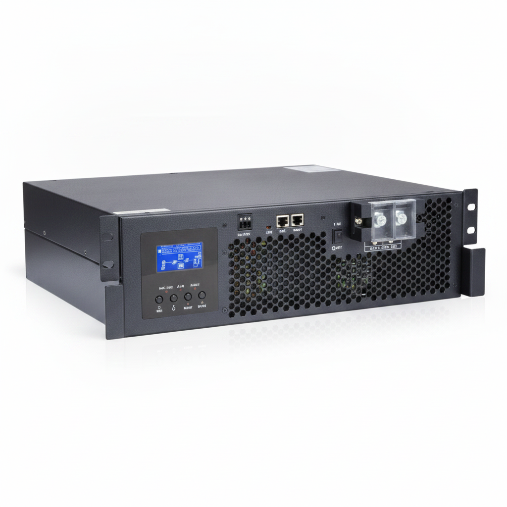 Iconica 5000W 48V Rack-Compatible Pure Sine Wave Inverter, Zero Transfer, Inbuilt Wi-Fi Mobile Monitoring - Studio image 1